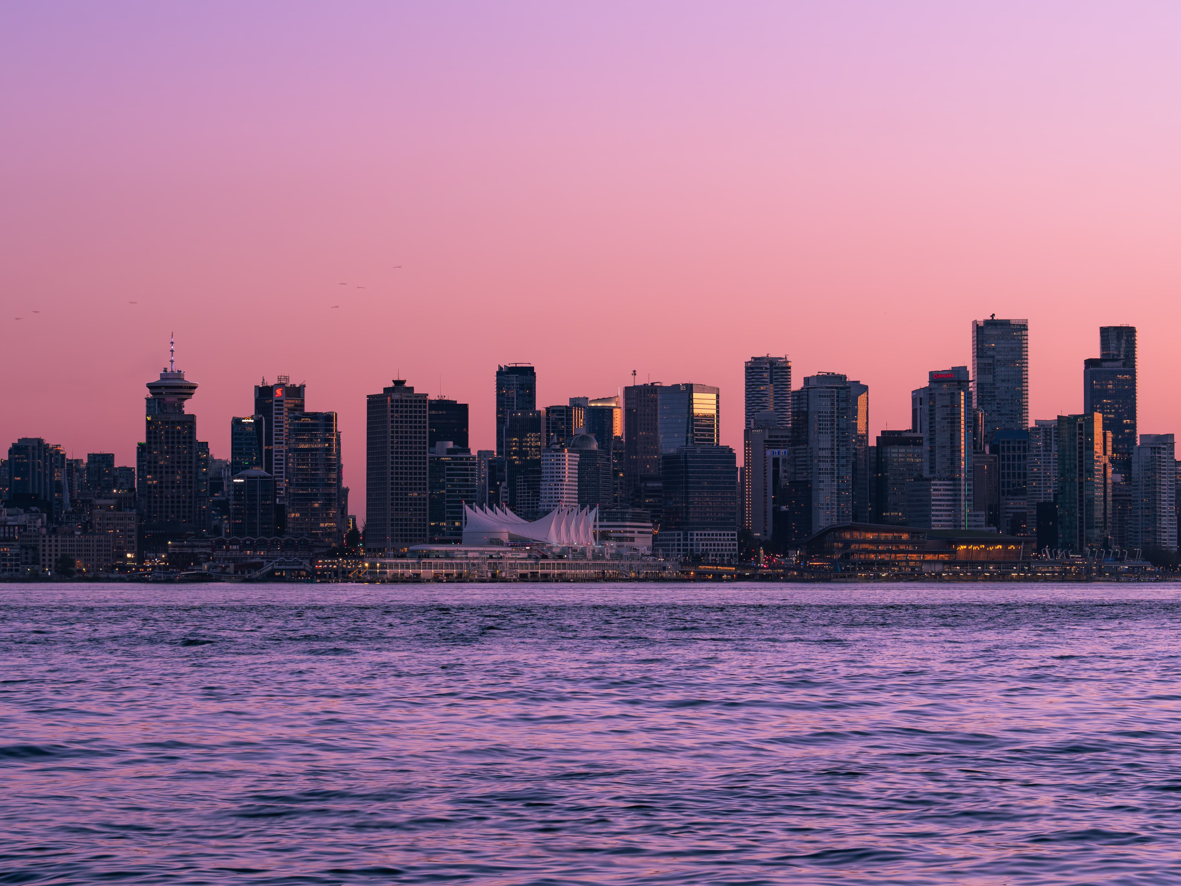Blue hour skyline