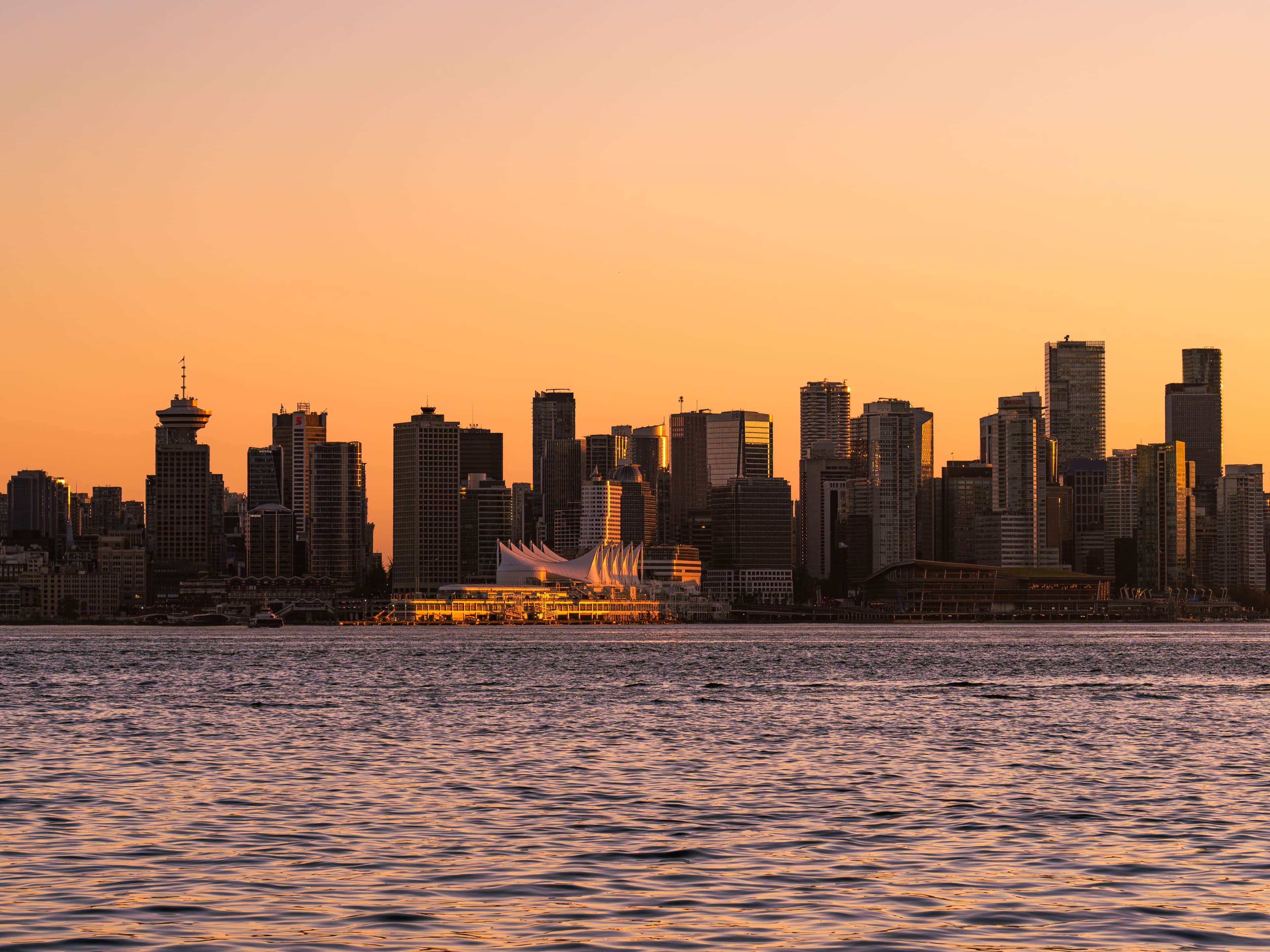 Golden hour skyline