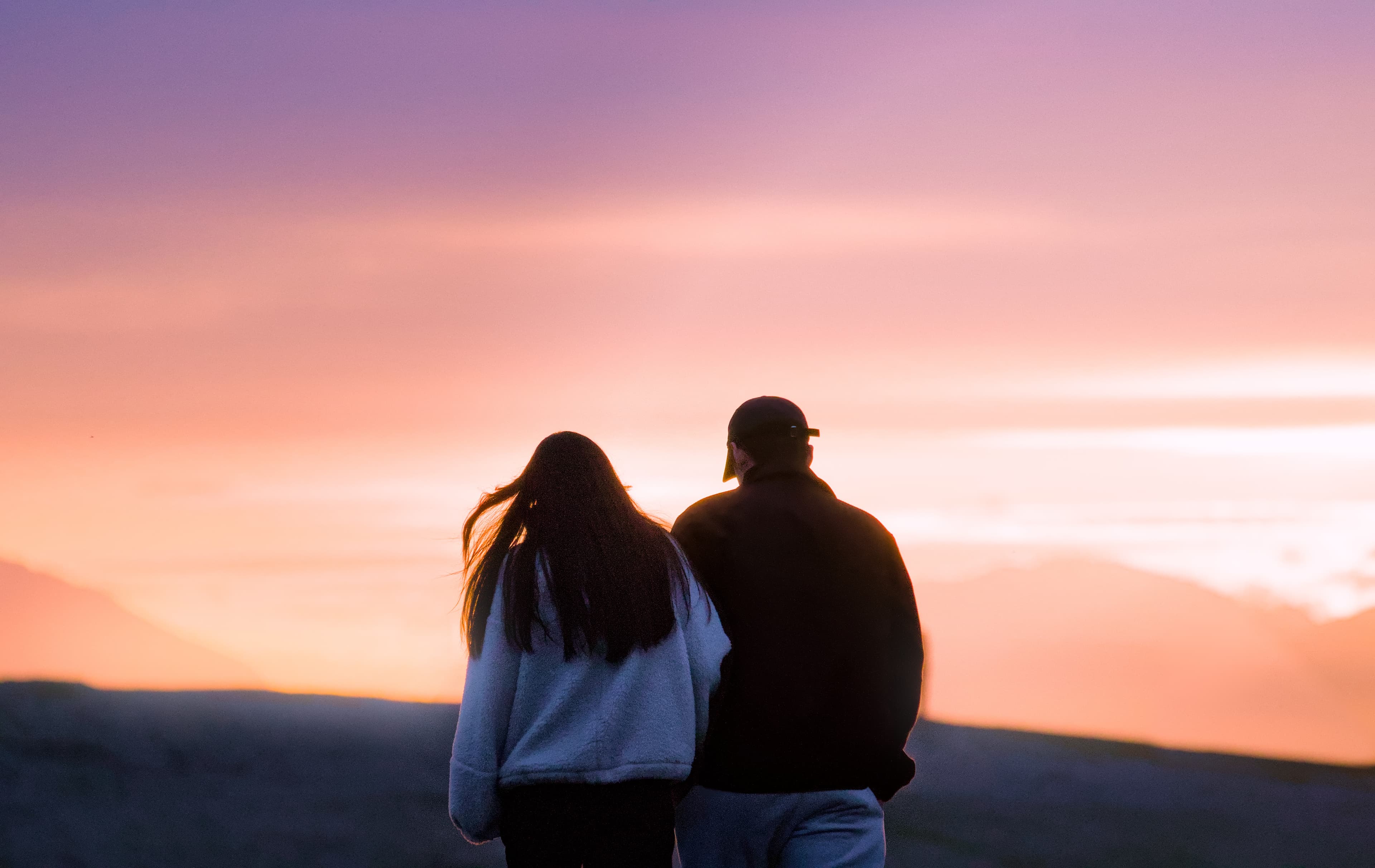 Sunset couple
