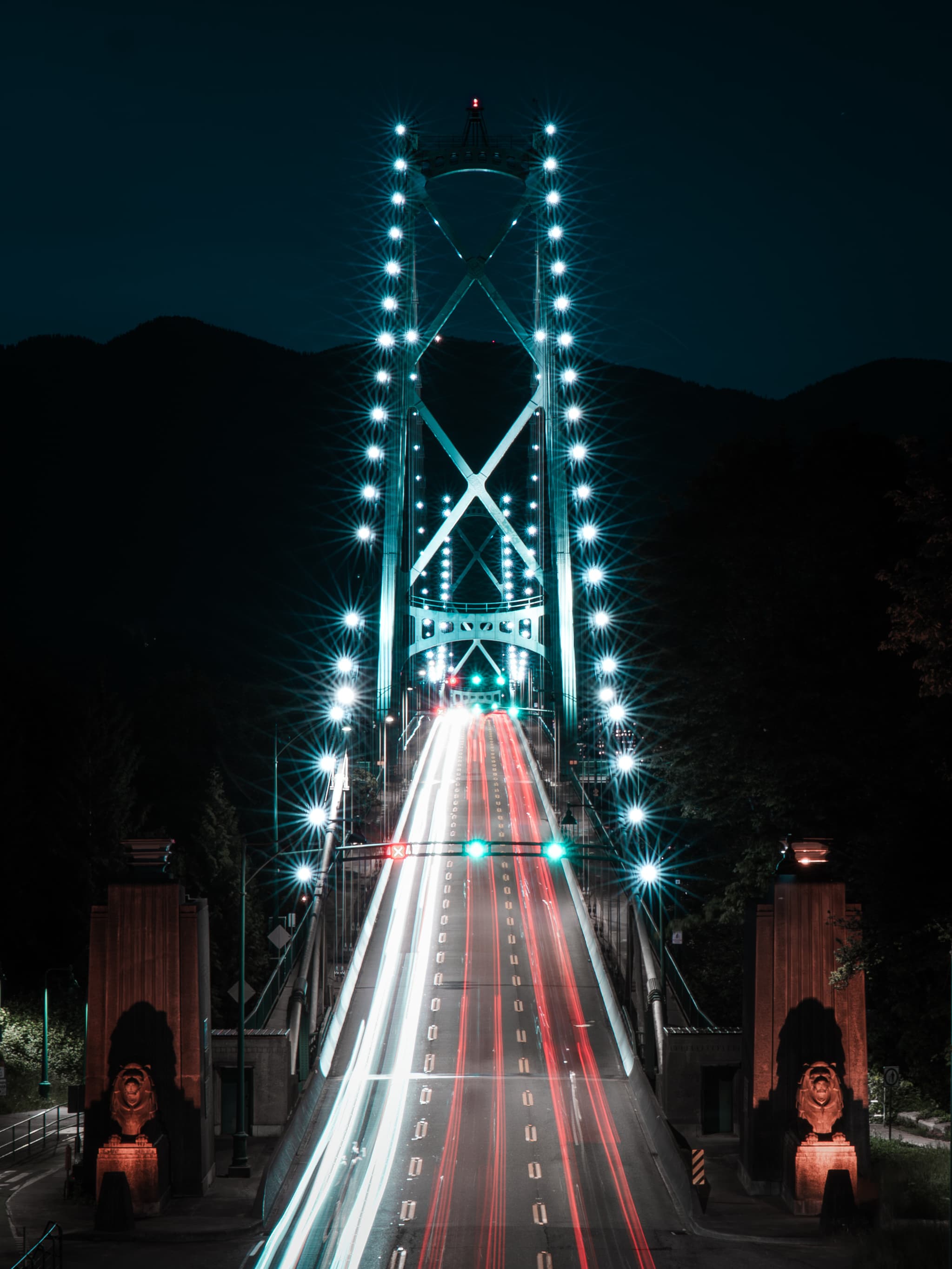 Lions Gate Bridge Front View