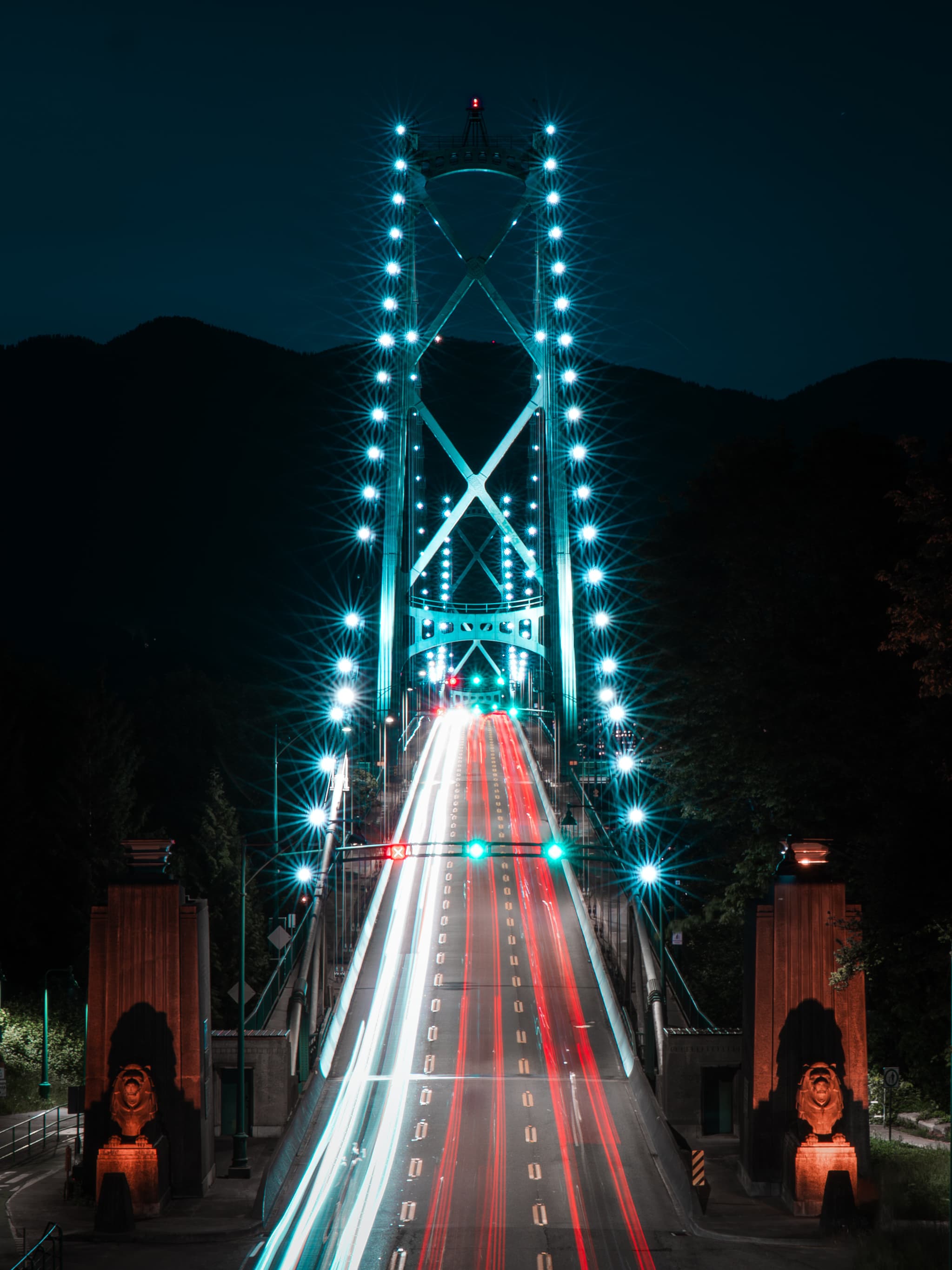 Lions Gate Bridge Front View